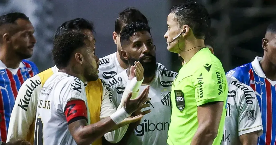 Editorial photograph illustrating Santos appeals Neymar’s two-match ban as November 5 hearing looms