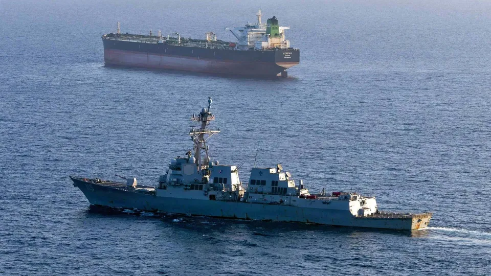Editorial photograph illustrating Iran's Hormuz Stand Affects Oil Markets and Global Energy Dynamics
