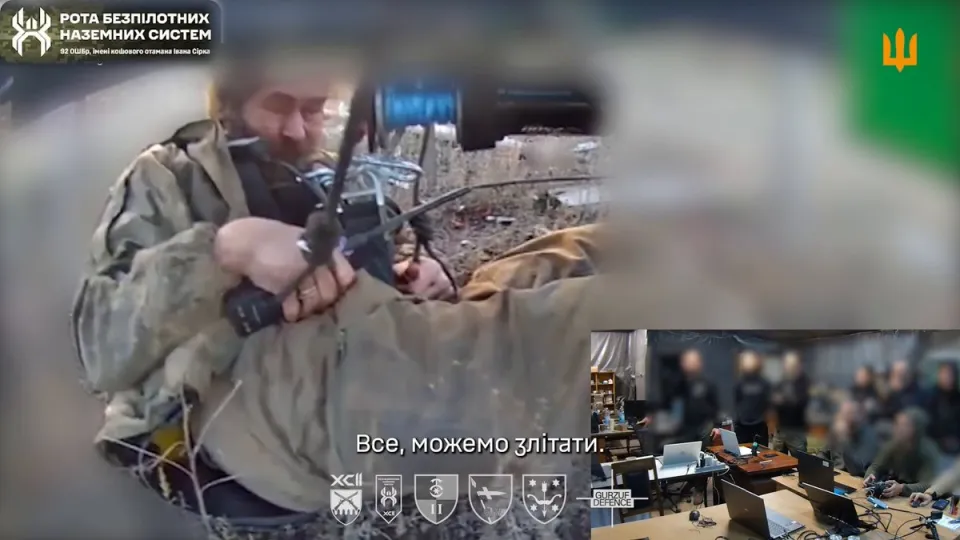 Editorial photograph illustrating Ukrainian units report wounded soldier evacuated by heavy hexacopter