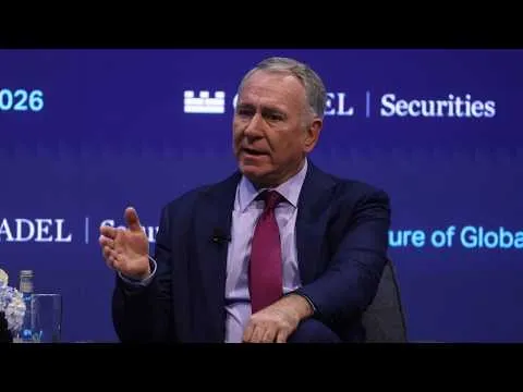 Editorial photograph illustrating Ken Griffin’s AI bubble warning turns on a harder test: productivity