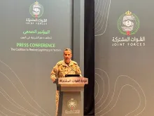 Editorial photograph illustrating Saudi-led Coalition Intercepts Drones as Egypt Weighs Sending Help