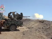 Editorial photograph illustrating Yemen Government Escalates Offensive Against Houthis: Key Changes