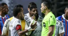 Editorial photograph illustrating Santos appeals Neymar’s two-match ban as November 5 hearing looms