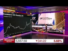 Editorial photograph illustrating CoreWeave Shares Plummet as CEO Criticizes Market