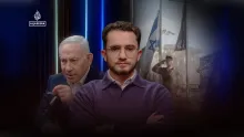 Editorial photograph illustrating Netanyahu Issues Dramatic Ultimatum to Israeli Voters