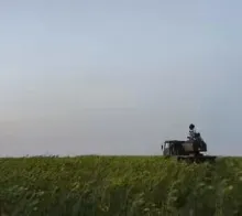 Editorial photograph illustrating Ukrainian STASH System Shoots Down Russian Drone