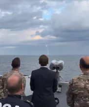 Editorial photograph illustrating France Tests M51.3 SLBM Amid Russia Tensions