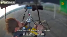 Editorial photograph illustrating Ukrainian units report front-line evacuation of wounded soldier by heavy drone