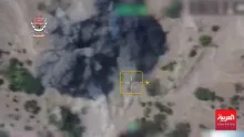 Editorial photograph illustrating Video claim of coalition strike in Lahj is supported, but key details remain unverified