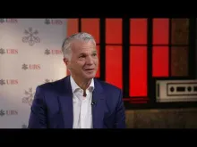 Editorial photograph illustrating UBS posts $2.69 billion profit as wealth inflows surge
