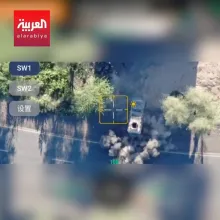 Editorial photograph illustrating Yemeni Drones Target Houthi Positions Near Taiz