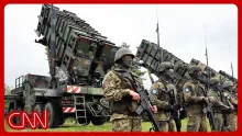 Editorial photograph illustrating Ukraine Struggles Without Patriot Missiles Amidst Trump-Zelensky Tensions