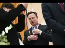 Editorial photograph illustrating Musk’s SpaceX share pledge could shift $10.8bn to US children, but execution remains undefined
