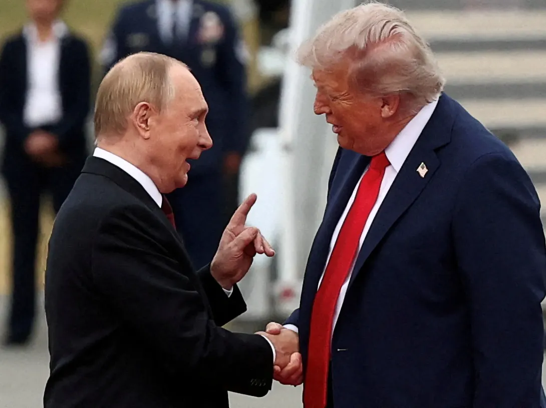 Editorial photograph illustrating Trump Pauses Implementation of New Russia Sanctions