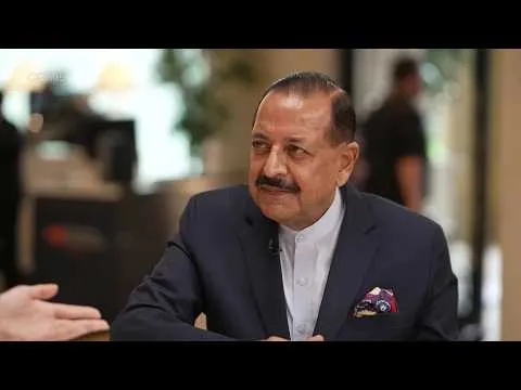 Editorial photograph illustrating Indian minister says human-directed AI can strengthen space missions