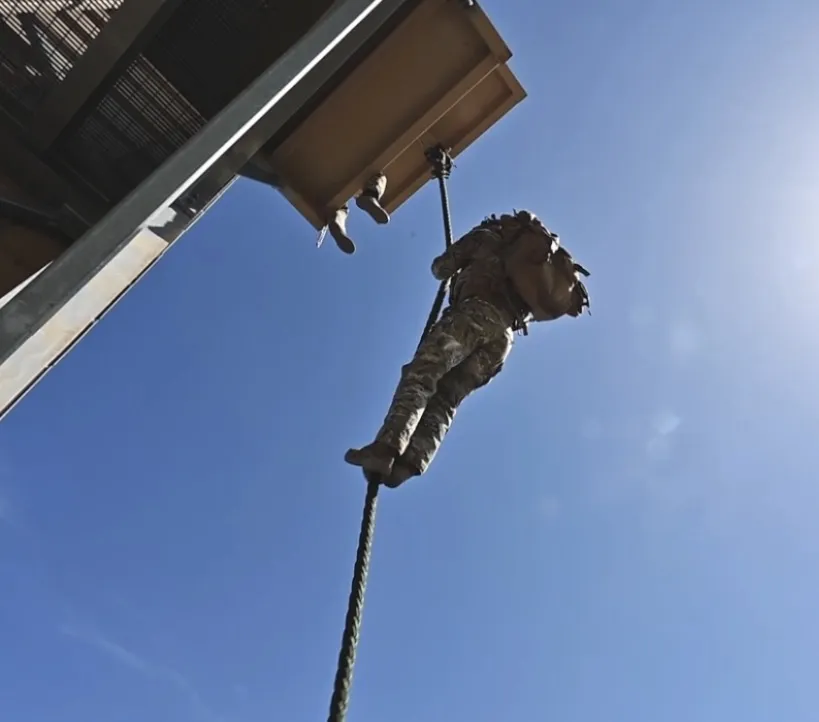 Editorial photograph illustrating Air Force identifies Tech. Sgt. Ian Patterson after fatal Alamodome rappelling fall