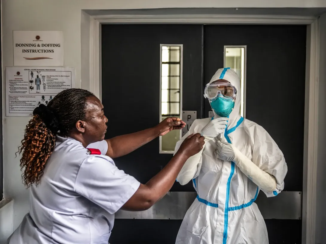 Editorial photograph illustrating Kenya Confirms Four New Ebola Cases, Total Now Seven