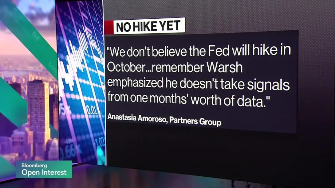 Editorial photograph illustrating Fed Unlikely to Raise Rates at Next Meeting, Says Strategist