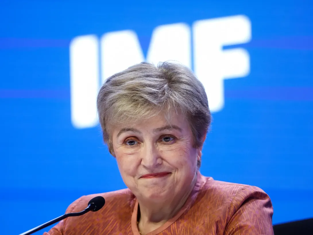 Editorial photograph illustrating IMF Urges Support for Poorer Nations Facing Economic Pressure