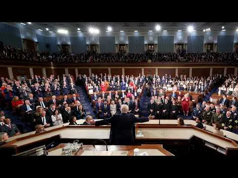 Editorial photograph illustrating Trump’s Weak Standing Widens Democrats’ Paths to Senate Control