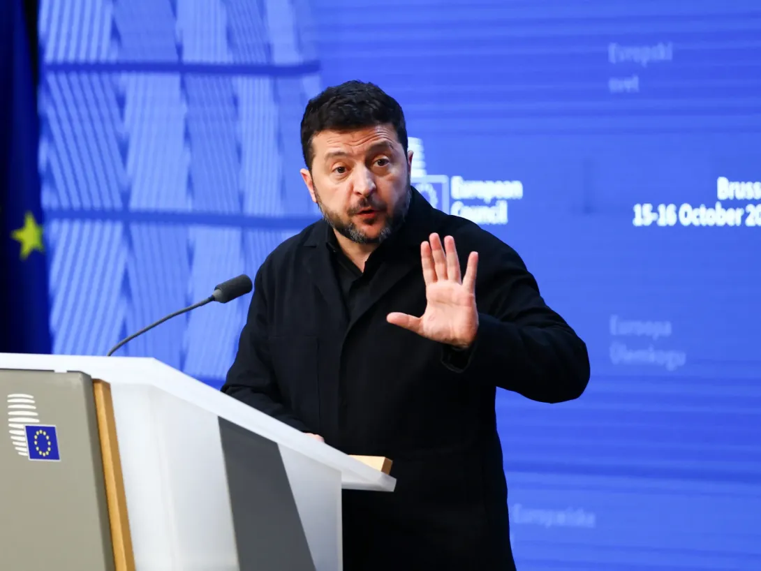 Editorial photograph illustrating Zelenskyy says Ukraine and US preparing next diplomatic steps to end war
