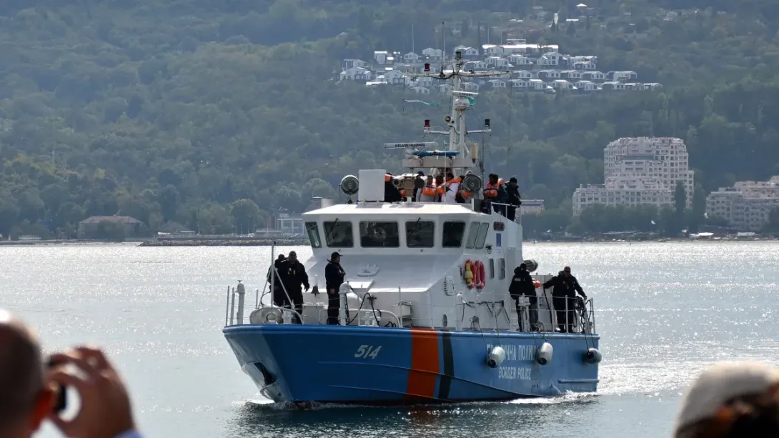 Editorial photograph illustrating Bulgaria Searches for Missing Crew After Black Sea Drone Attacks